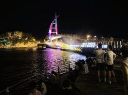 서귀포시, 역동적인 새연교 음악분수쇼 4월 25일 시작 기사 이미지